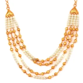 Four Strings Ball Lahara Necklace