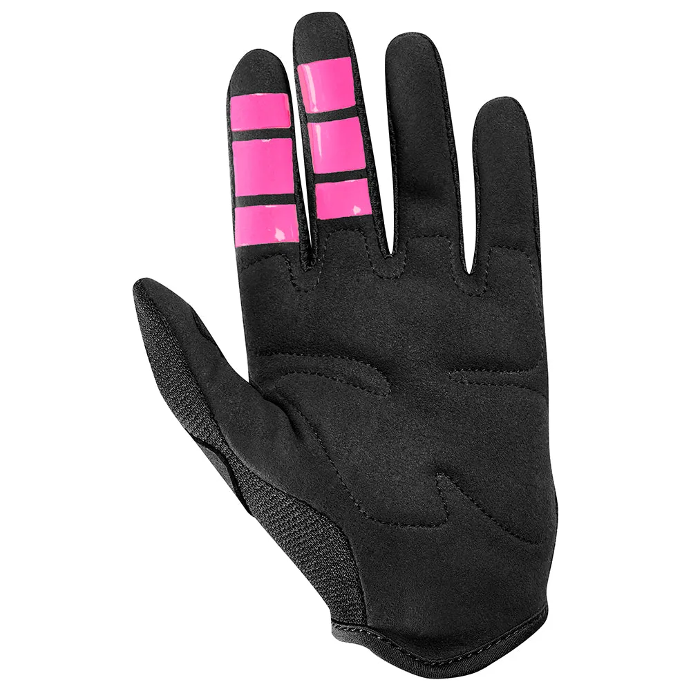Fox Racing  Kids Dirtpaw Gloves Secure Fit Touchscreen Compatible Black Pink
