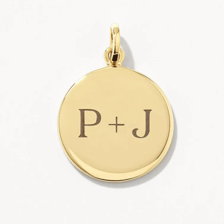 Full Moon Pendant in Gold