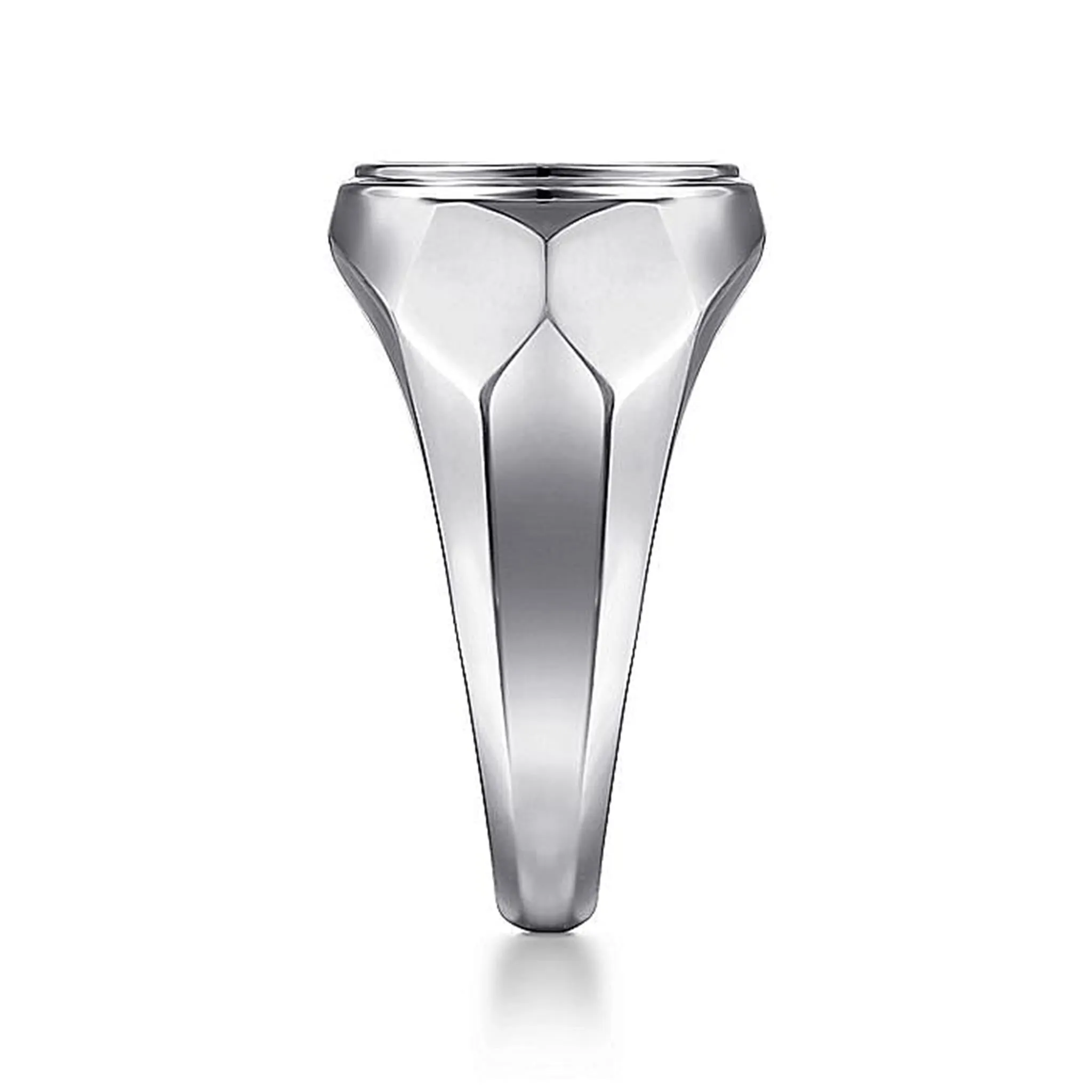 Gabriel Sterling Silver Signet Signet Style Men's Ring