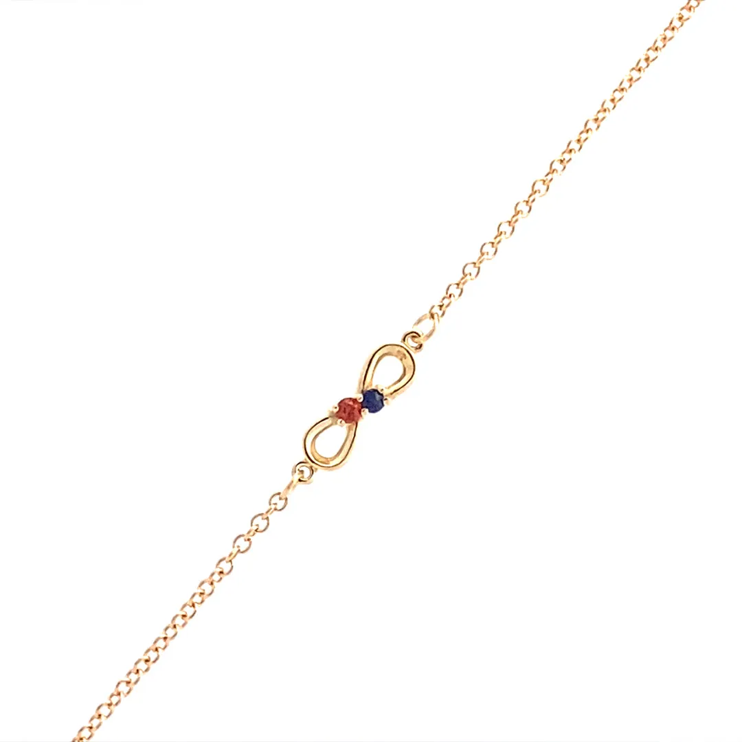 Gold Bracelet Cable Chain 14 Karat Yellow Gold Encircle Permanent
