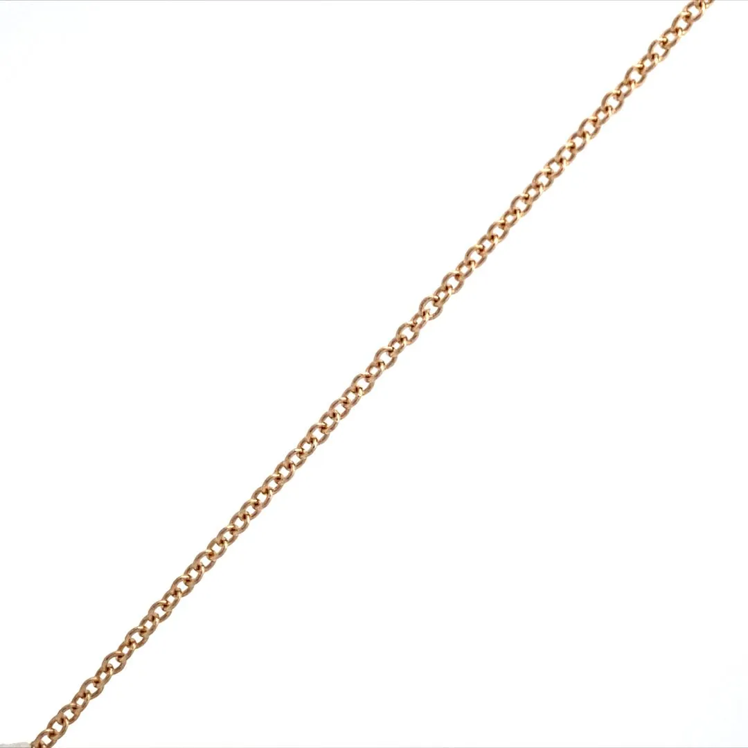 Gold Bracelet Cable Chain 14 Karat Yellow Gold Encircle Permanent