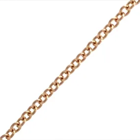 Gold Bracelet Cable Chain 14 Karat Yellow Gold Encircle Permanent