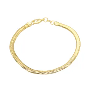 Gold Filled Herringbone Bracelet