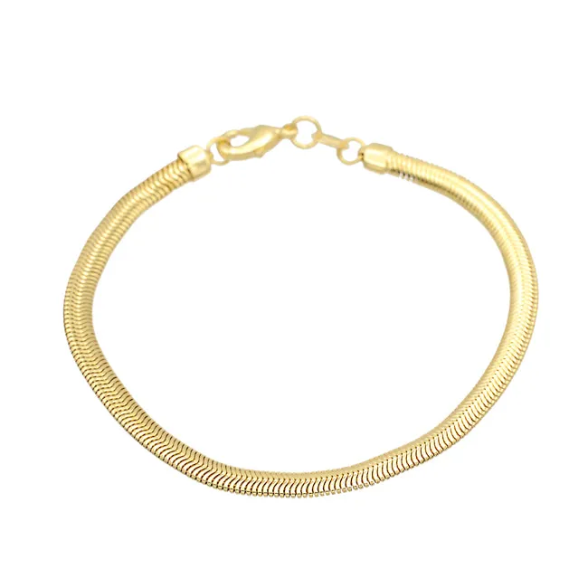 Gold Filled Herringbone Bracelet
