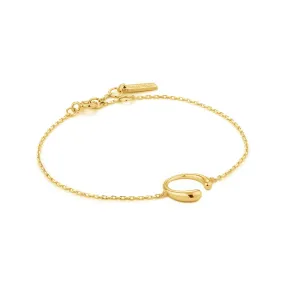 Gold Luxe Curve Bracelet