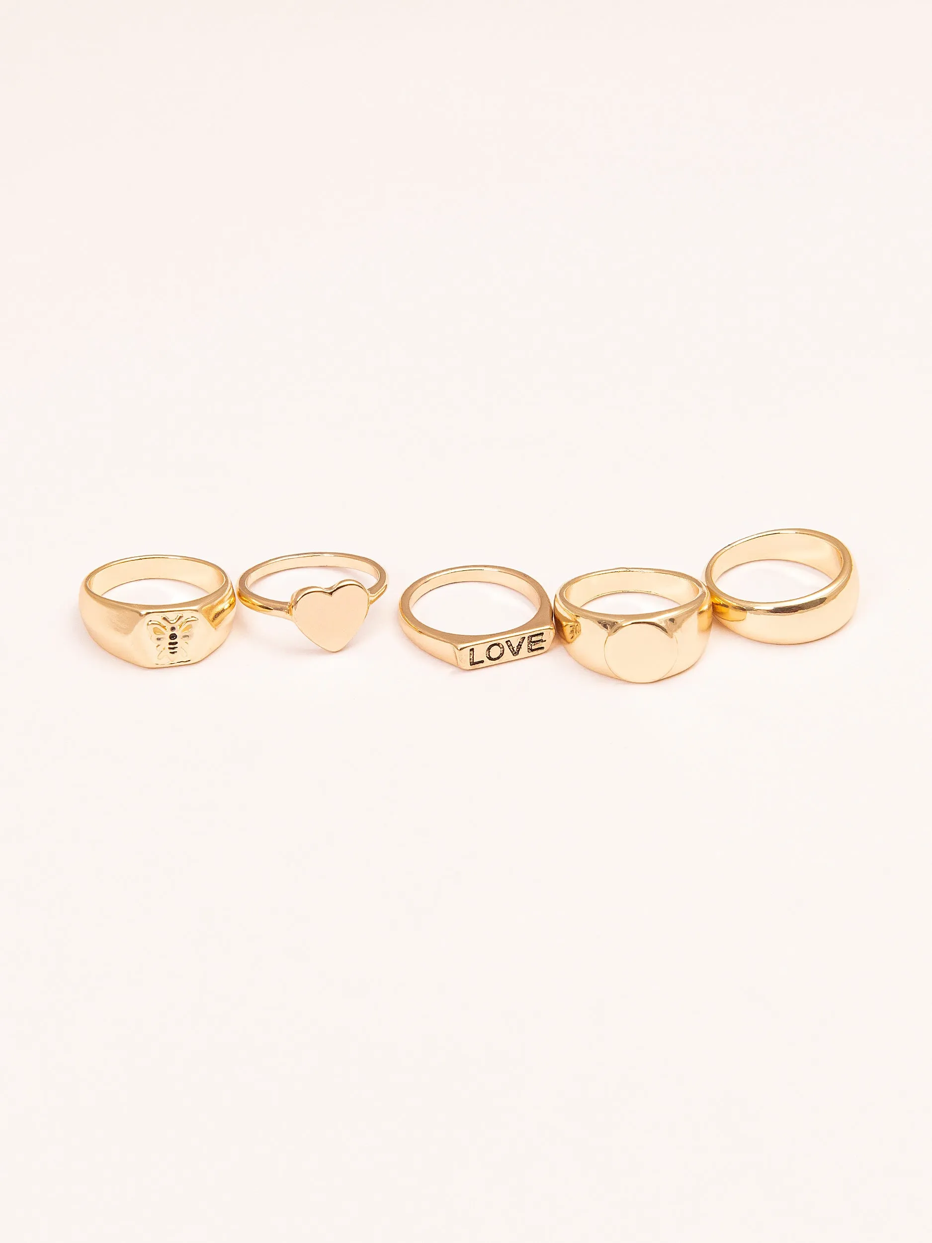 Golden Rings Set