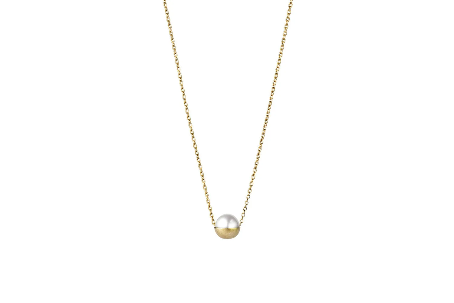 Half Pearl Necklace