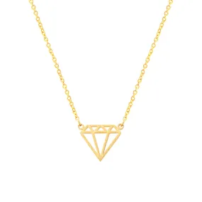 Iconic Diamante Choker Pendant