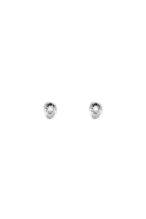 Lab Grown Reservoir Stud 01 Silver