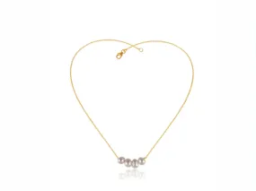Lola Knight - Poppy - Pearl Necklace - Gold