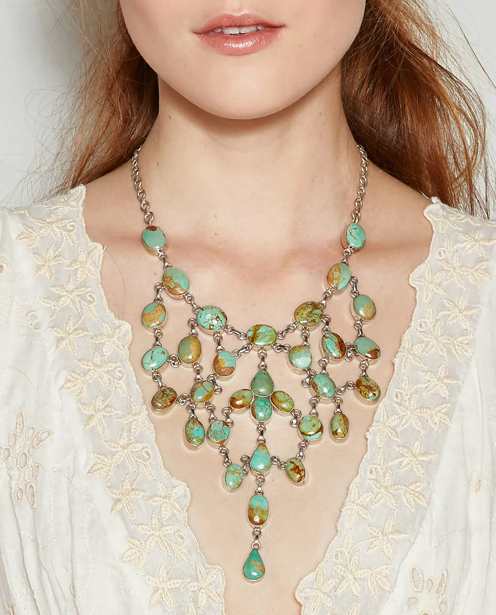 LONG AGO AND FAR AWAY TURQUOISE NECKLACE