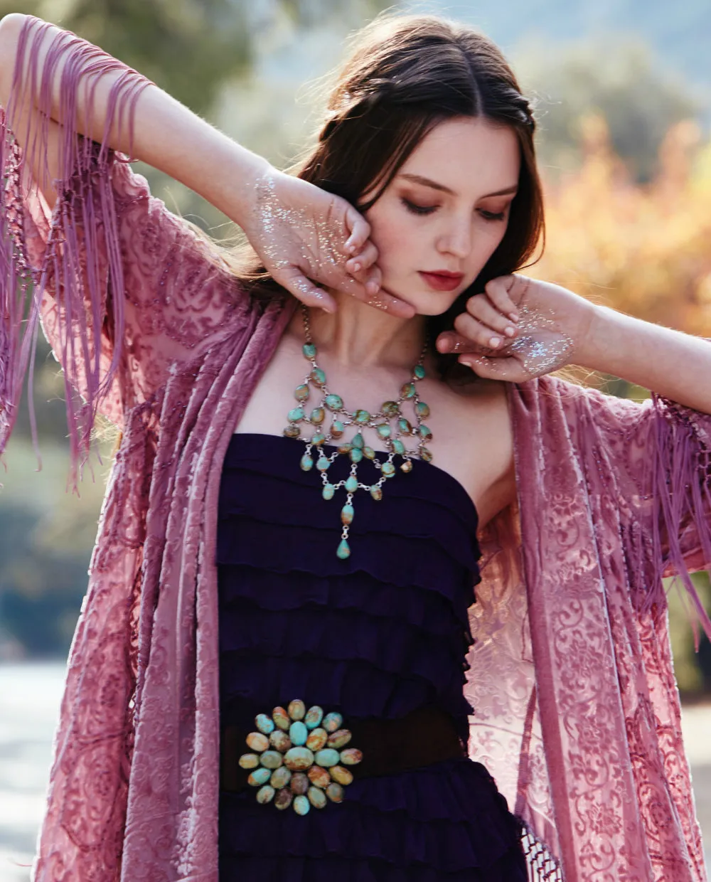 LONG AGO AND FAR AWAY TURQUOISE NECKLACE
