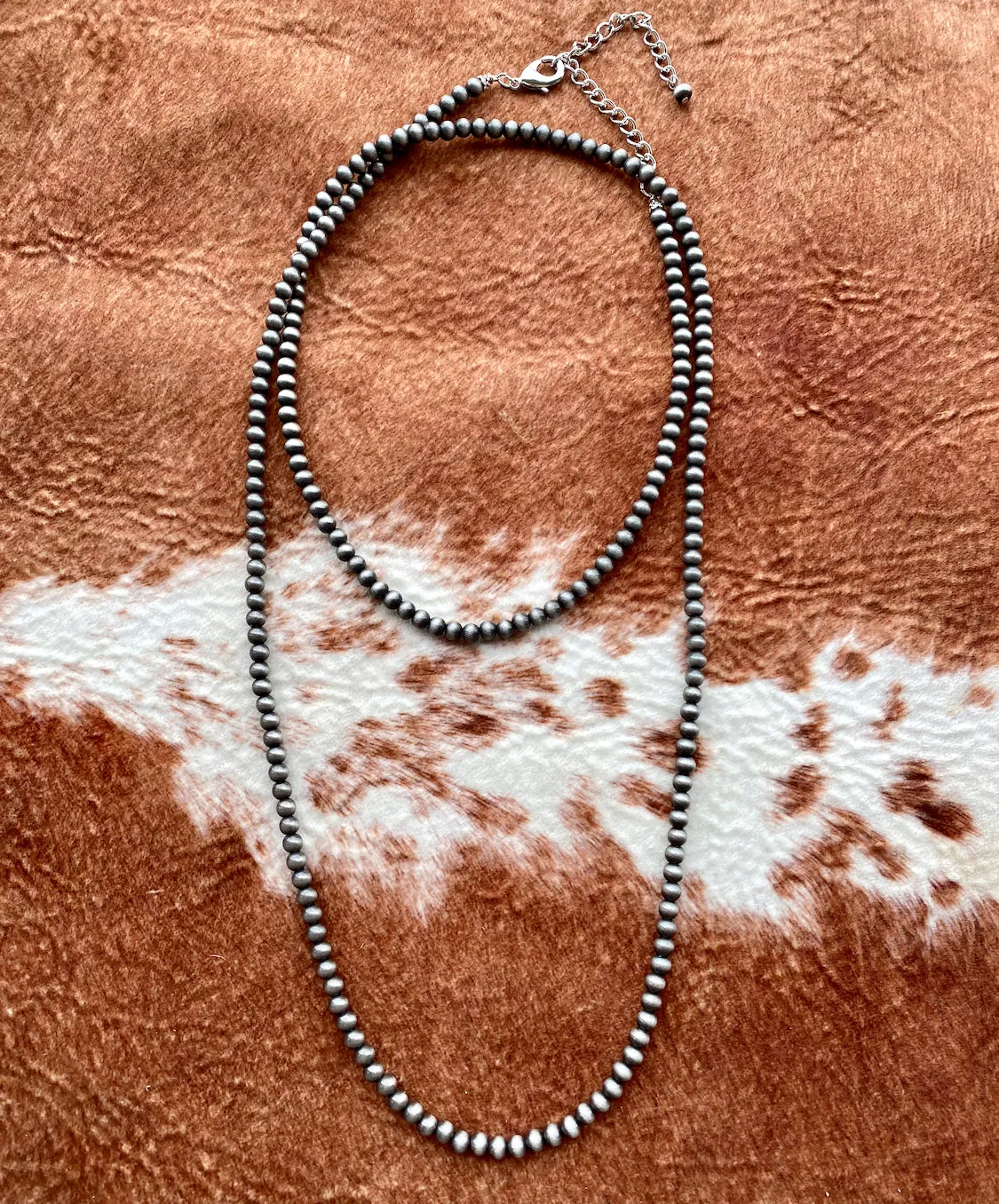 Long Boho Beaded Necklace