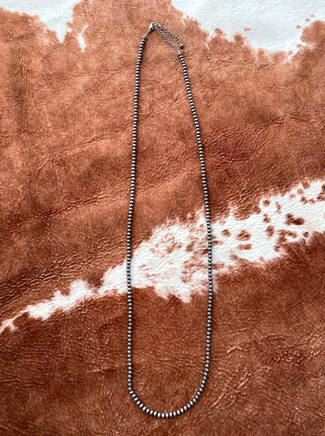 Long Boho Beaded Necklace
