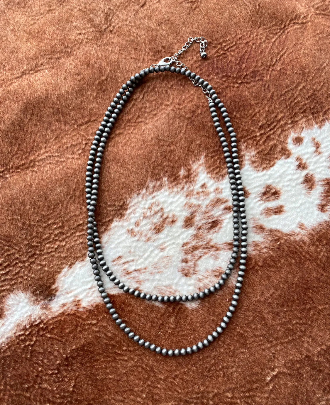 Long Boho Beaded Necklace