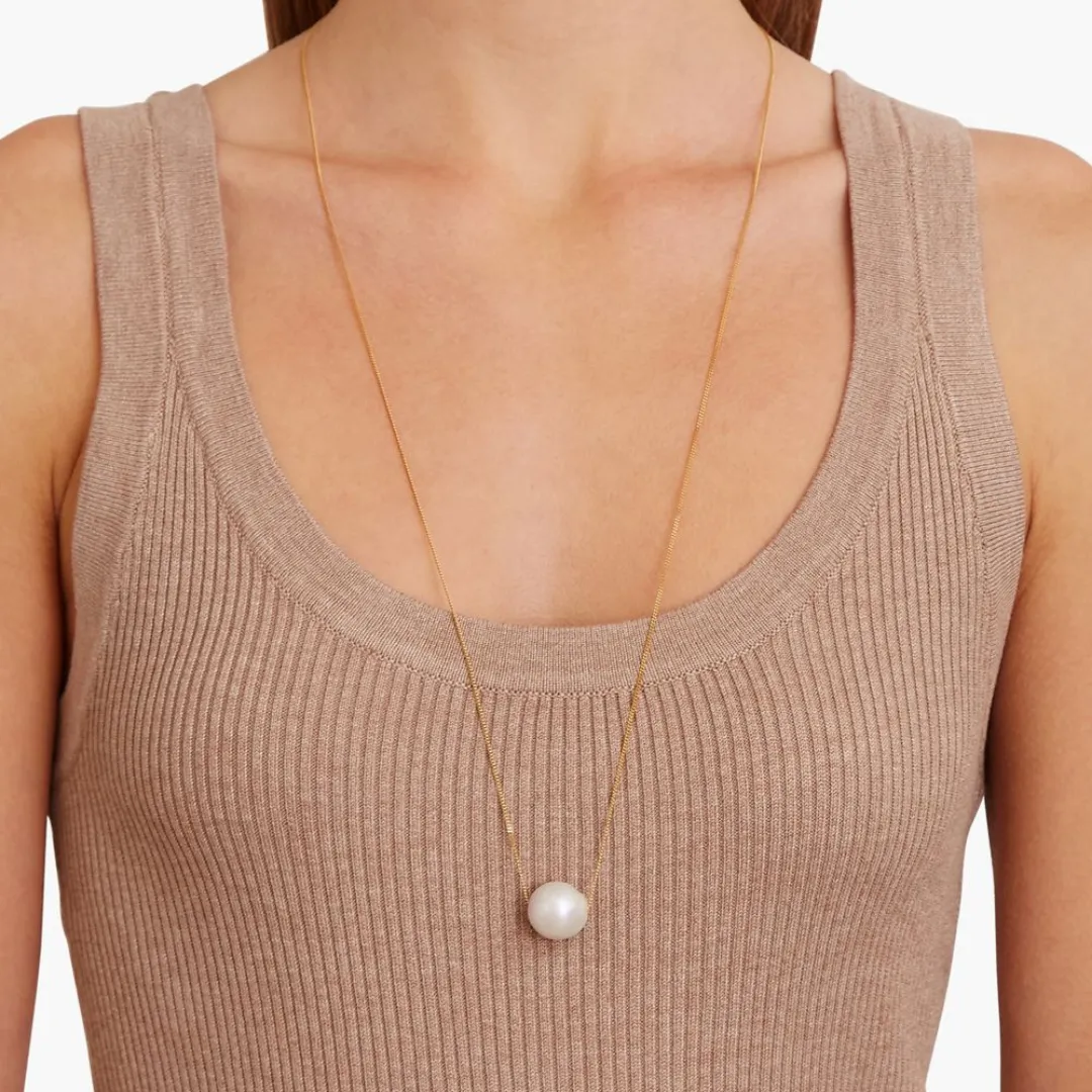 Long Pearl Necklace