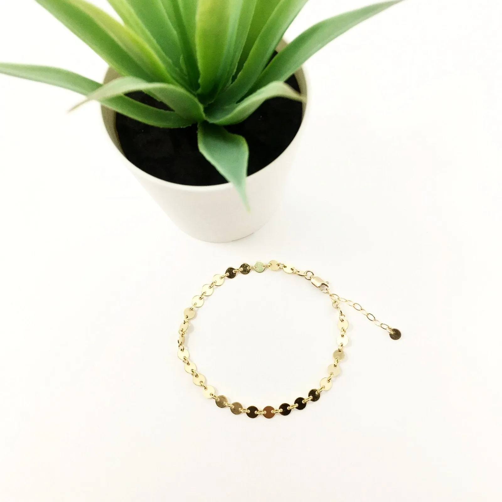 Luna Disc Chain Jewelry Set | 14K Gold-Filled | Set Of 2