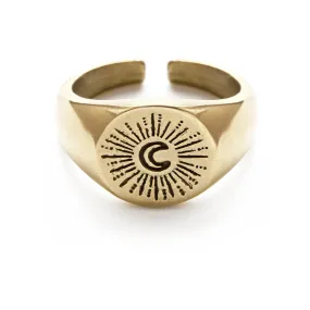 Luz de Luna Signet Ring