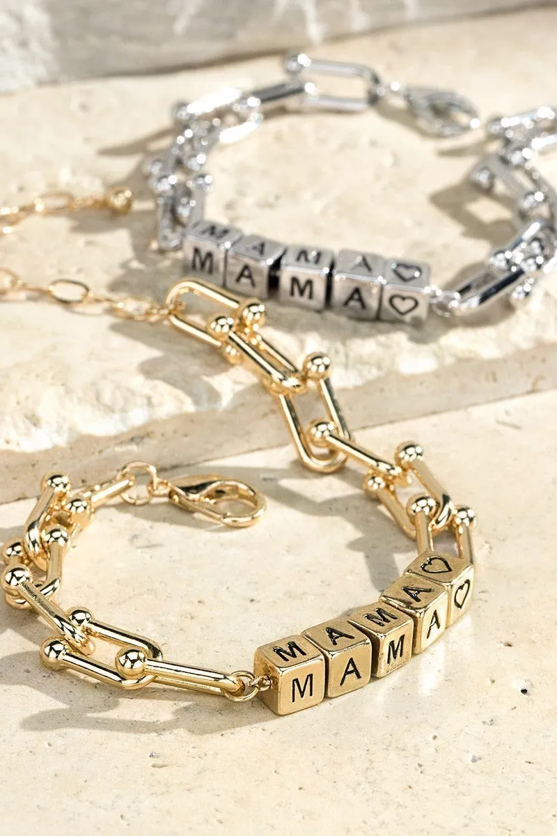 Mama Letter Bracelets