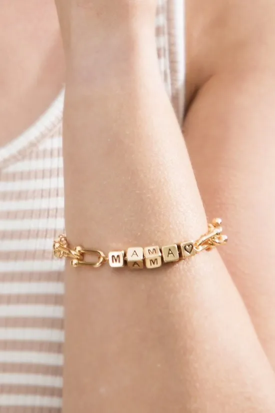 Mama Letter Bracelets