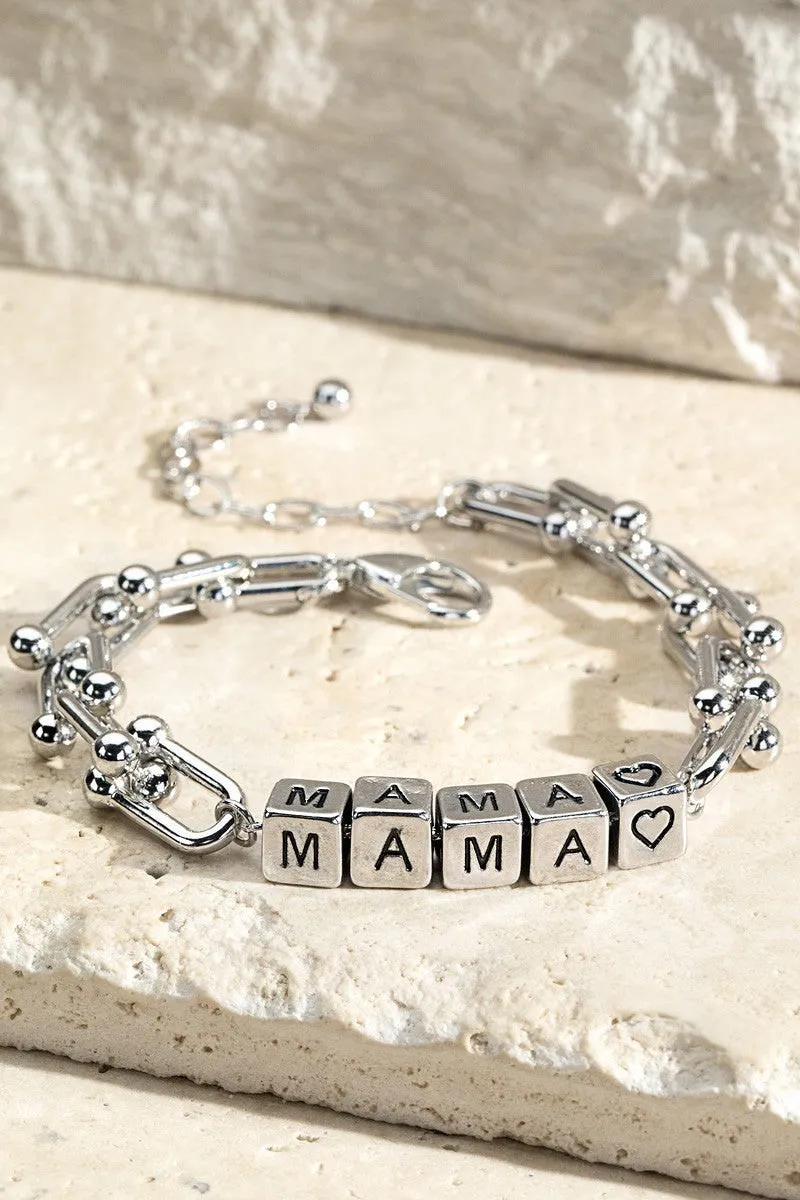 Mama Letter Bracelets