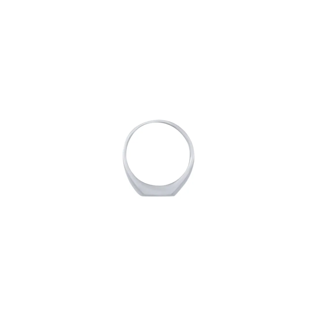 Men's Oval Signet Ring in Sterling Silver
