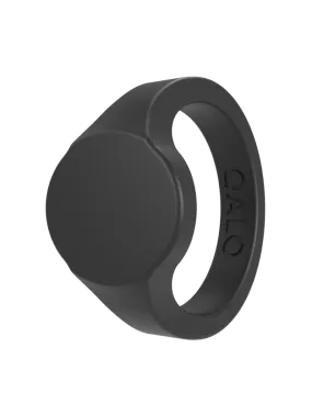 Men's Signet Silicone Ring
