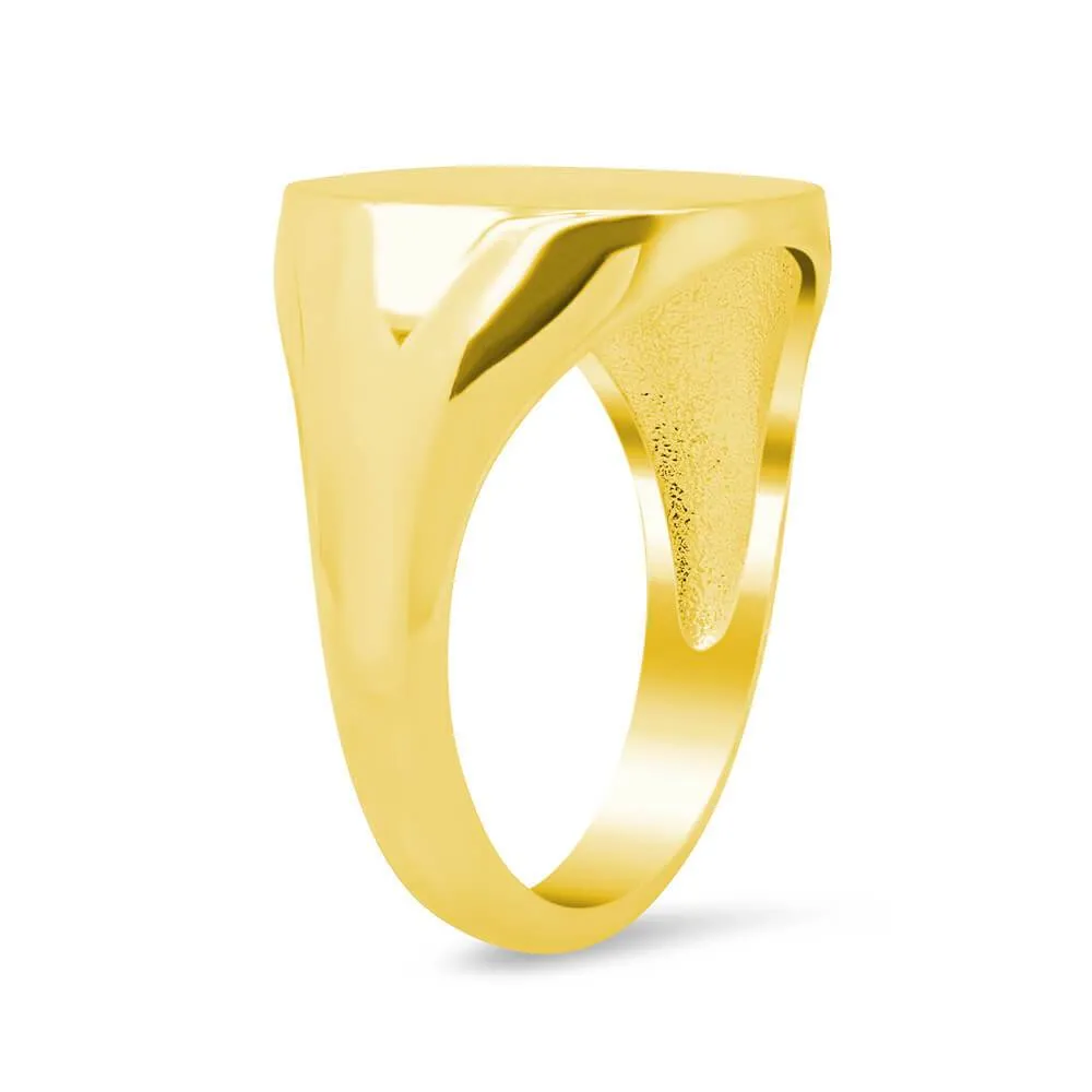 Men's Square Signet Ring - Medium