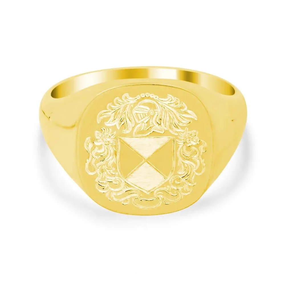 Men's Square Signet Ring - Medium