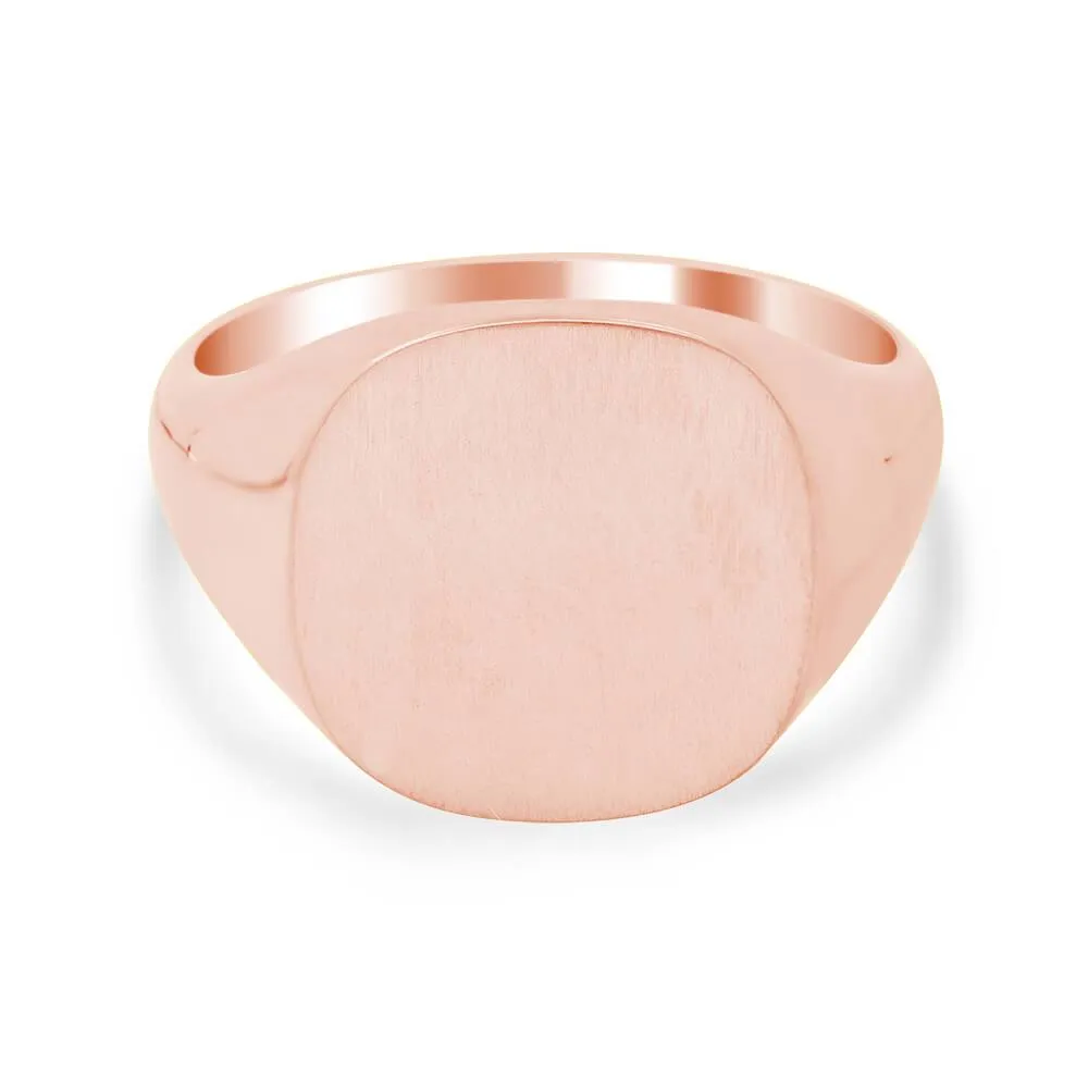 Men's Square Signet Ring - Medium