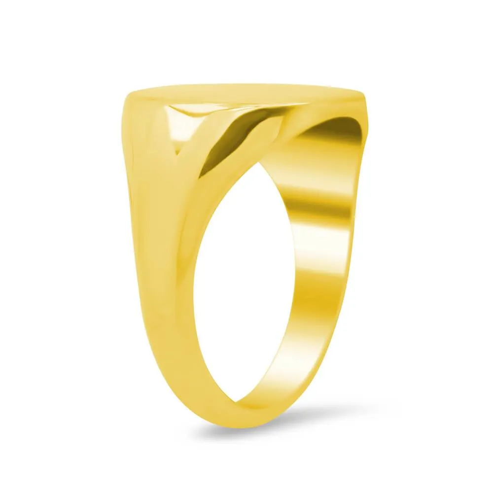 Men's Square Signet Ring - Medium