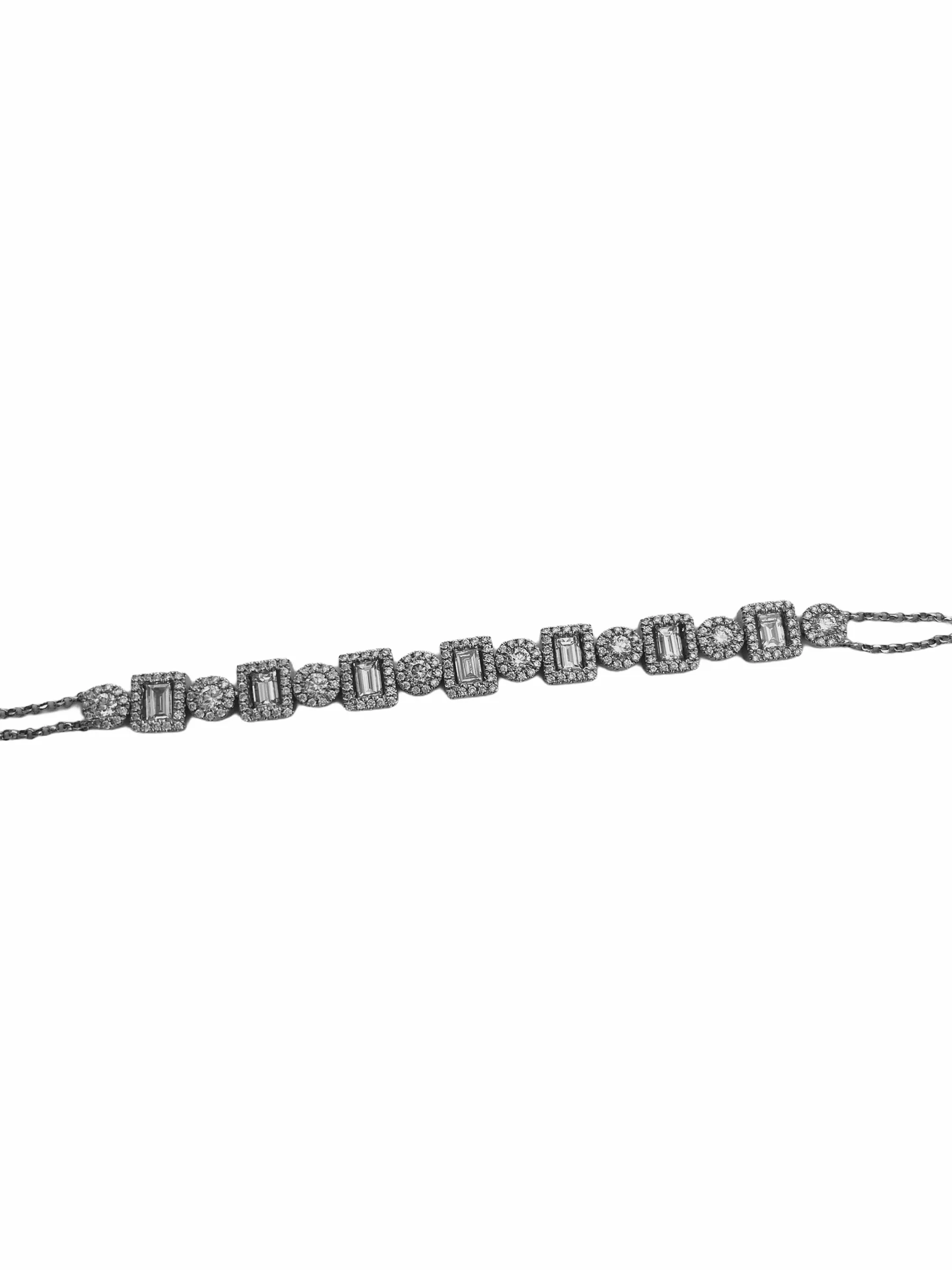 Milgrain diamondbracelet
