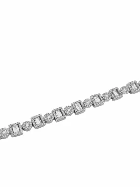 Milgrain diamondbracelet