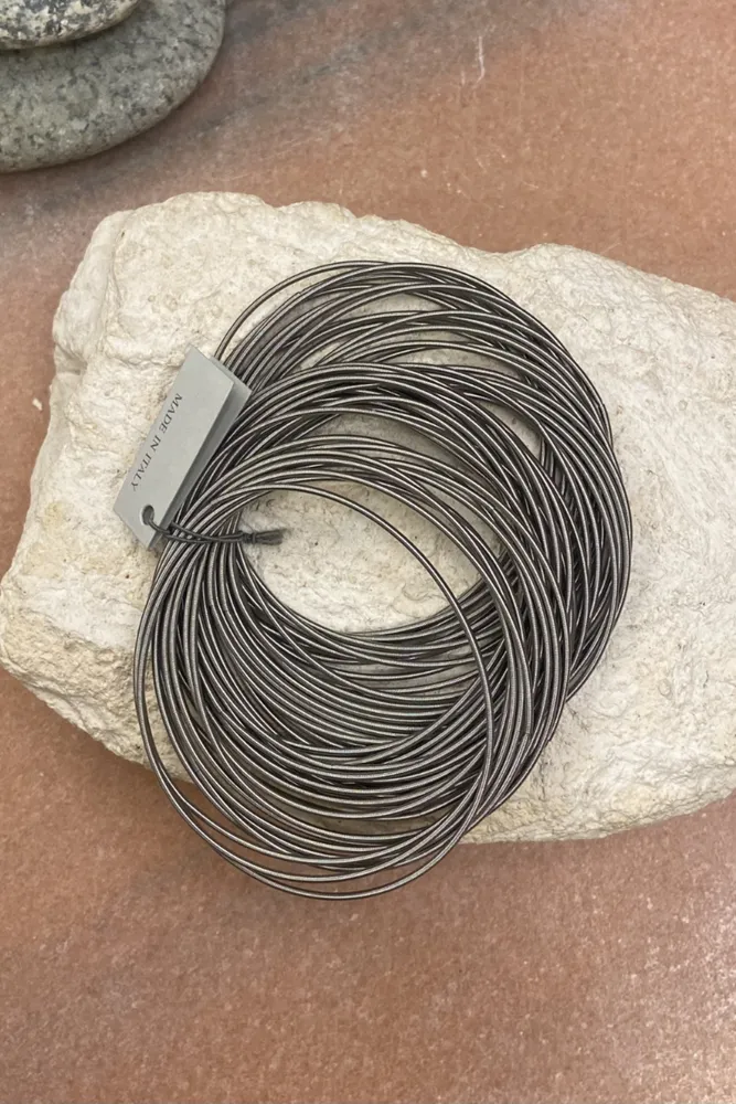 Molla Stainless Steel Elasticated Bracelet Stack