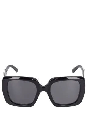 Moncler   Blanche squared acetate sunglasses 