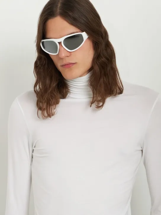Moncler   Pentagra futuristic shape sunglasses 