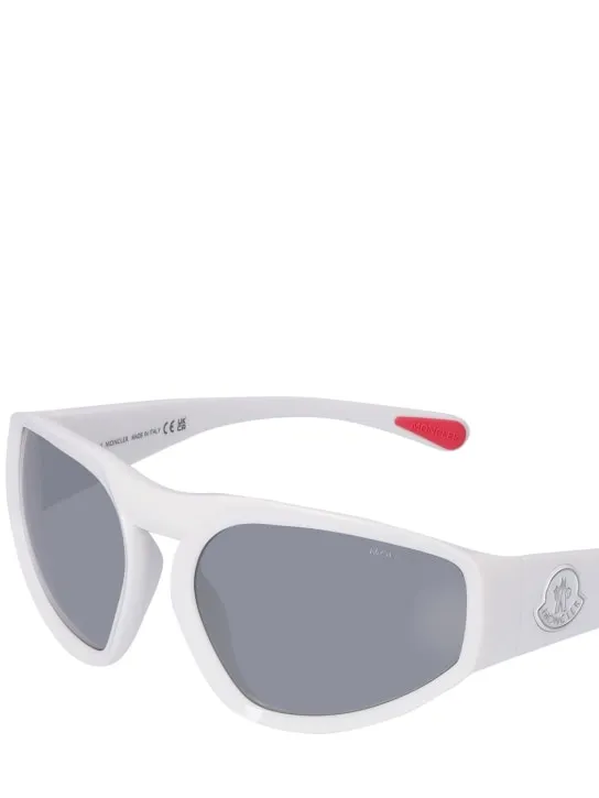 Moncler   Pentagra futuristic shape sunglasses 