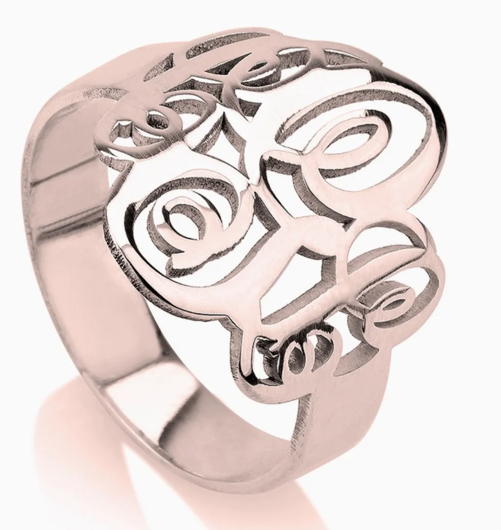 Monogram Signet Ring