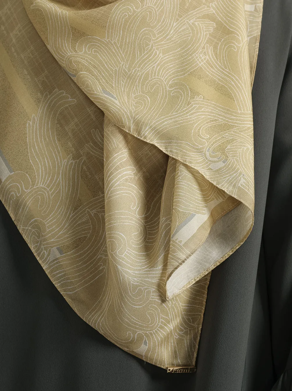 MONOGRAM XL SCARF SAFFRON