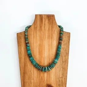 Navajo | Navajo Handmade Graduated Turquoise Circle Beaded Stones