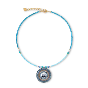 Necklace amulet Ocean Vibes turquoise gold