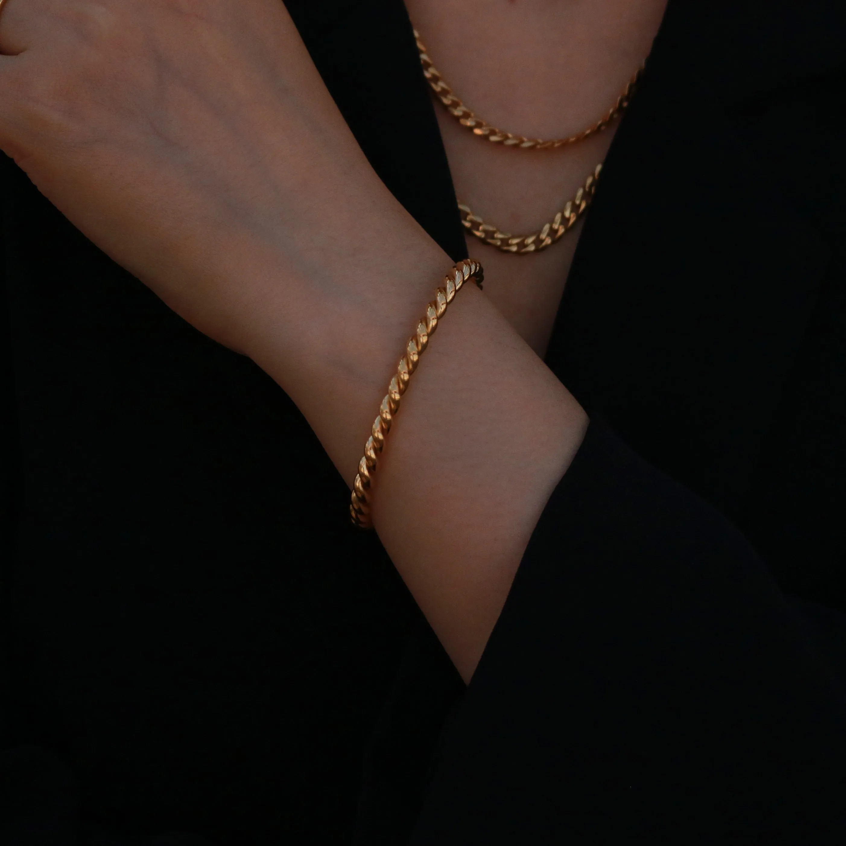 Niko Twisted Cuff Bracelet