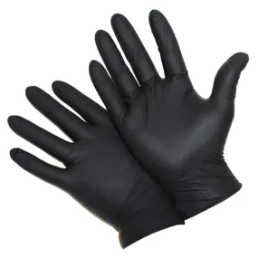 Nitrile Gloves - Box of 100 gloves/box - Powder-free - exam- in Blue or Black Color