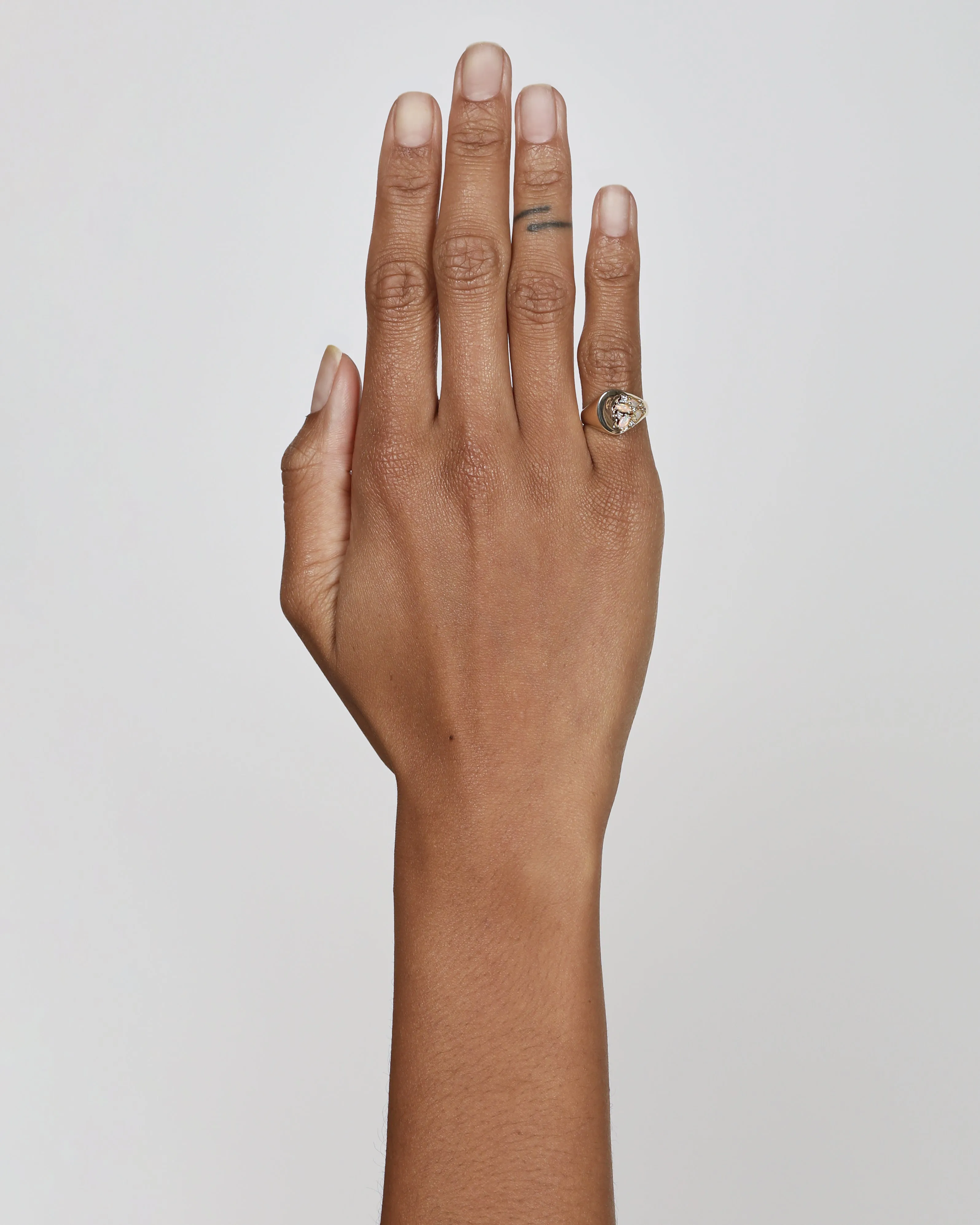 Nymph Opal Signet Ring
