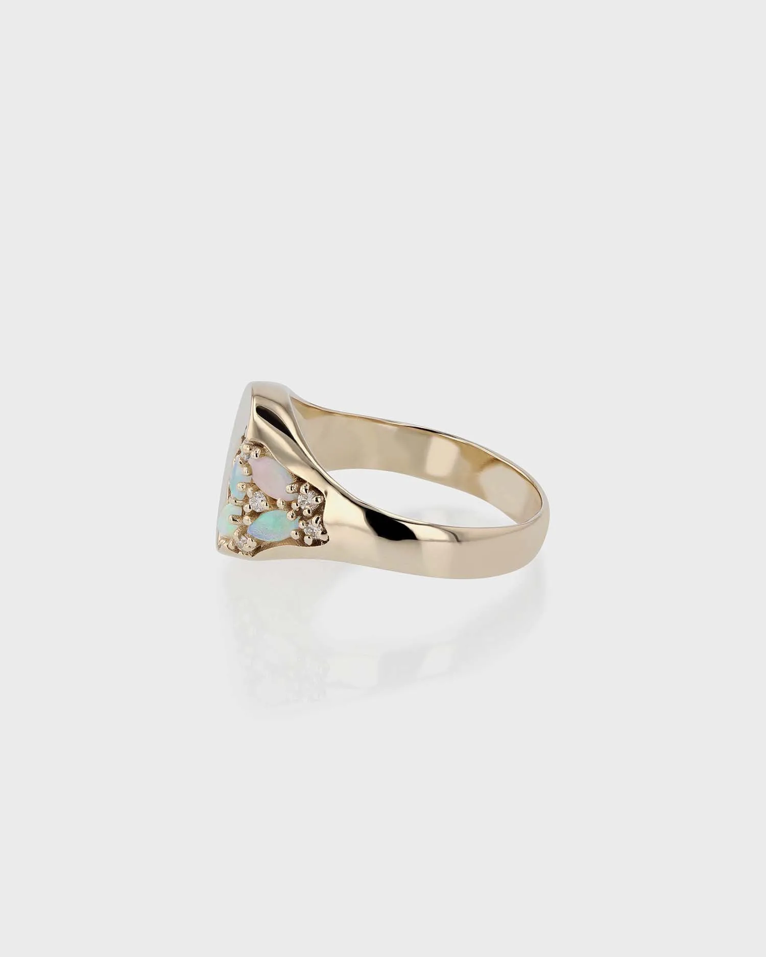 Nymph Opal Signet Ring