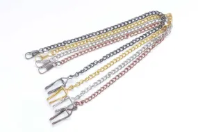 One Strand 14.7 Inch (37.5cm) Pocket Watch Chain Bronze/Copper/Gunmetal Back/Gold