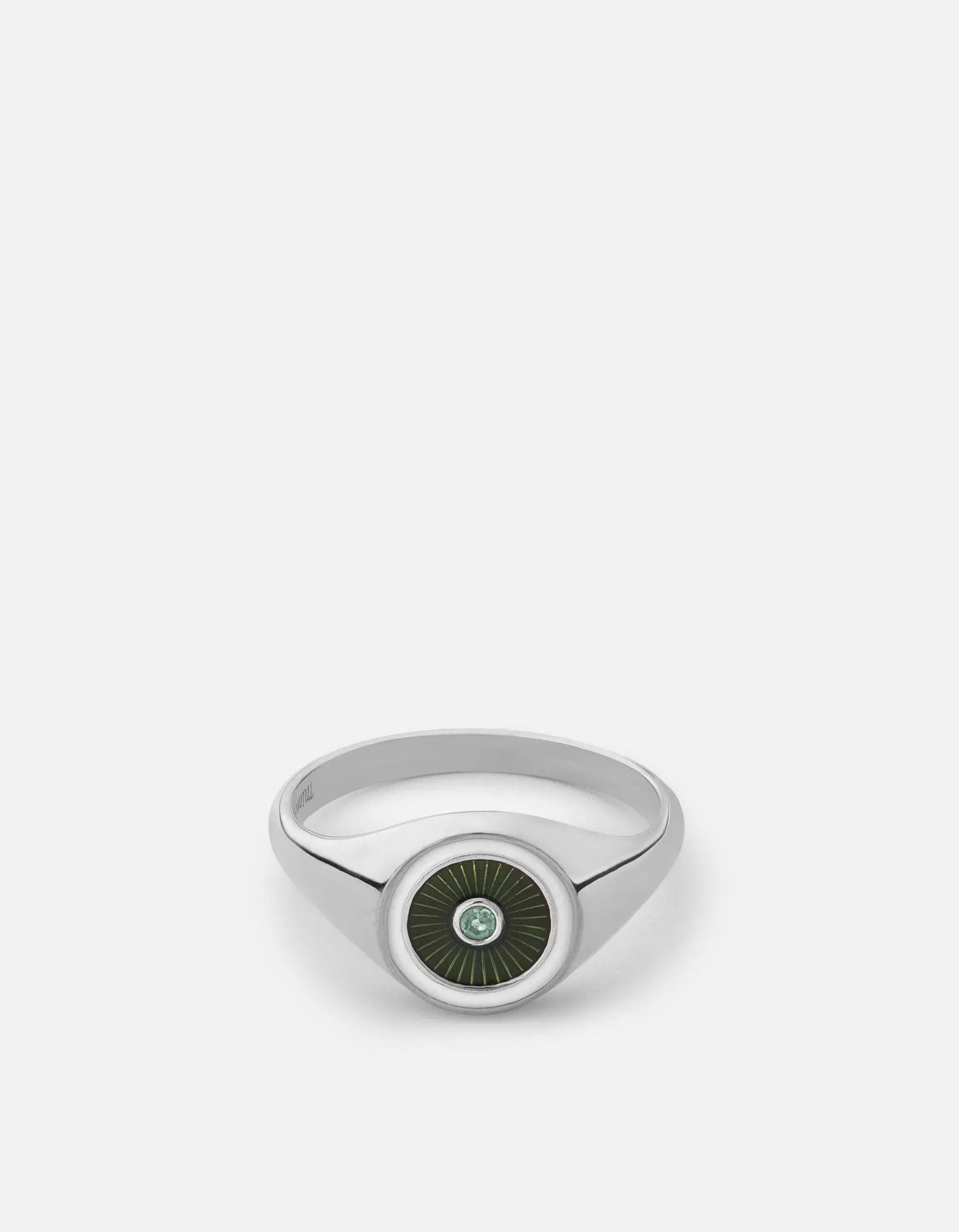 Opus Chalcedony Ring, Sterling Silver/Green