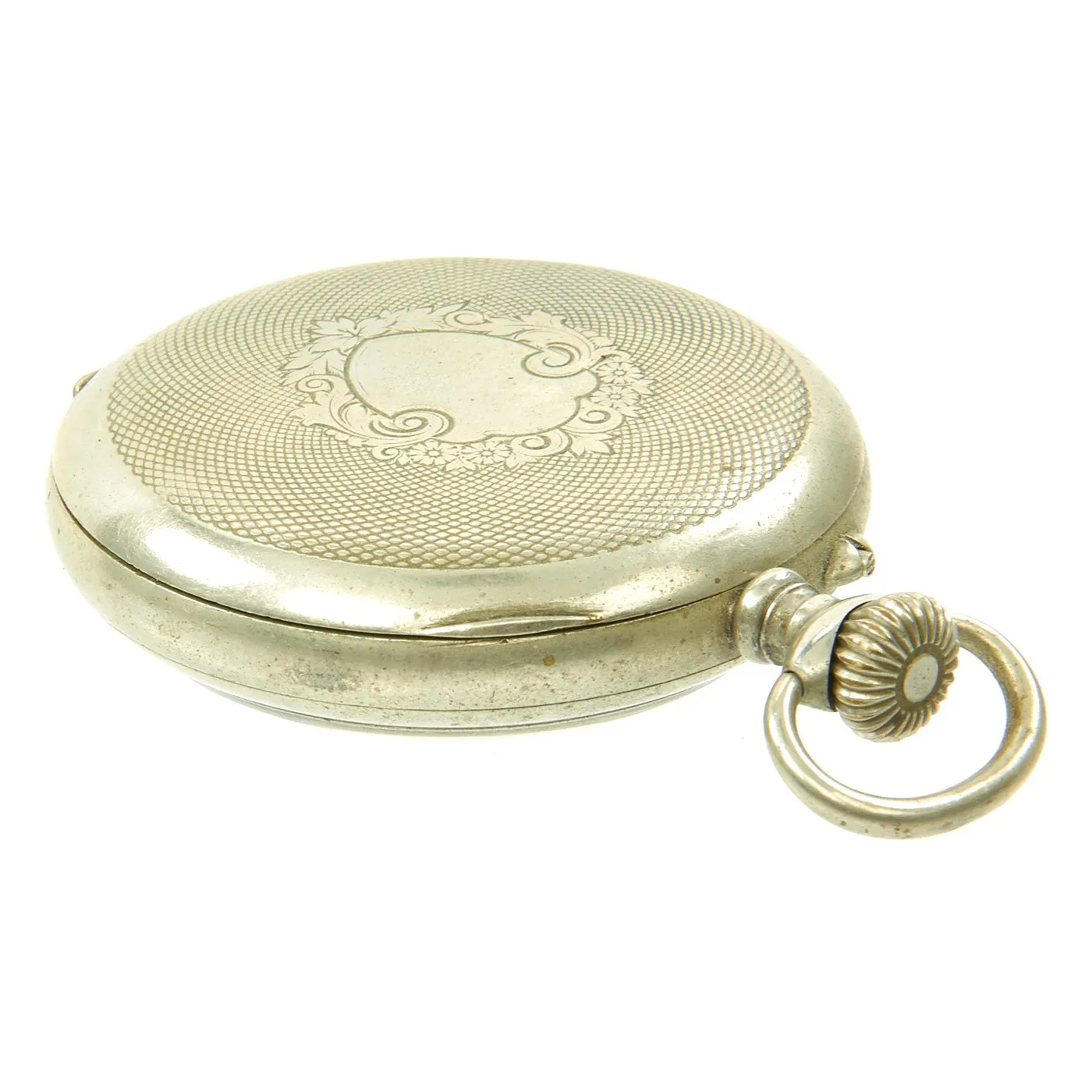 Original German WWII Pocket Watch in Case named to SS - Oberscharführer Alois Gruber - Fully Functional