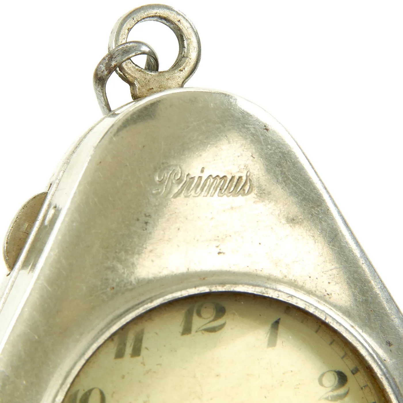 Original German WWII Pocket Watch in Case named to SS - Oberscharführer Alois Gruber - Fully Functional